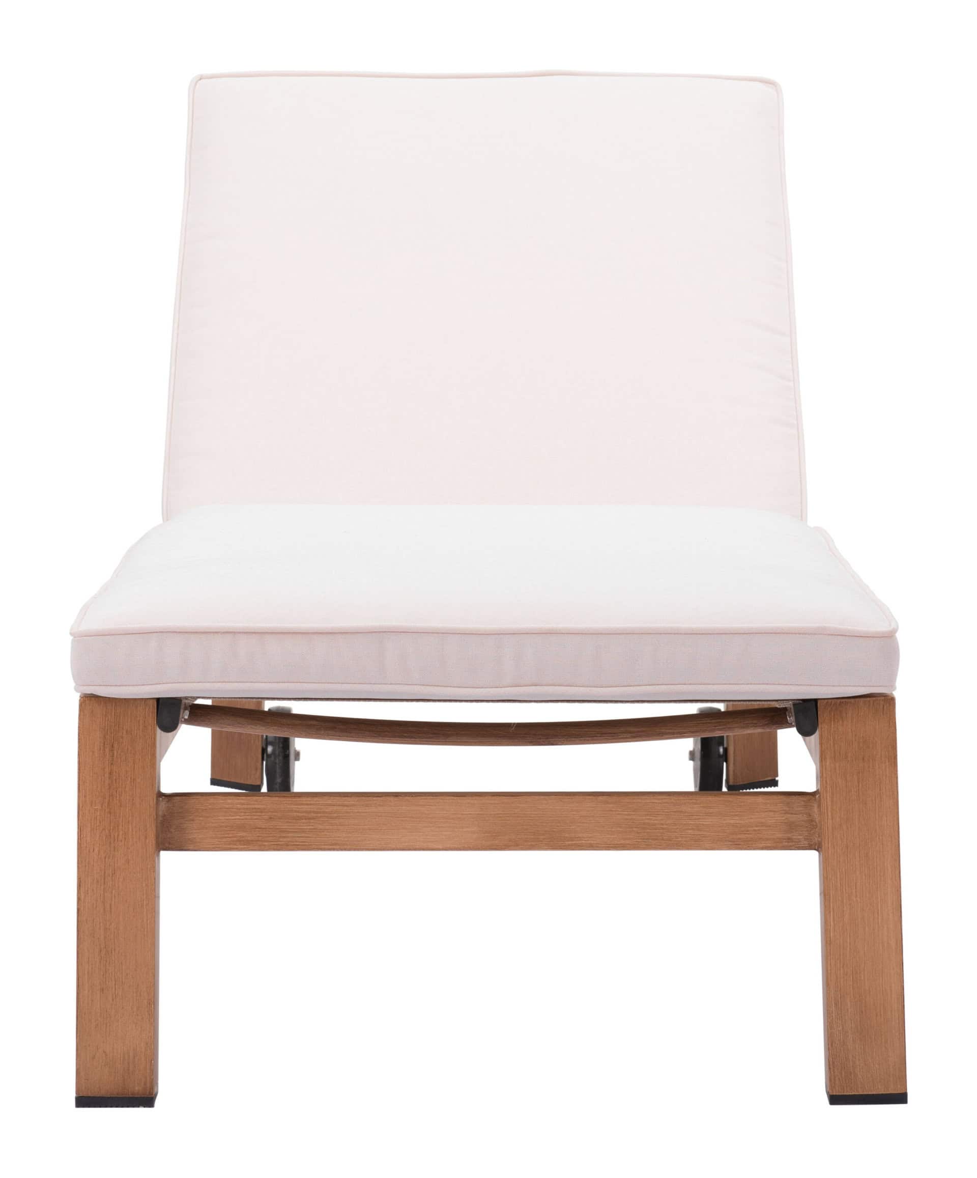 Adjustable Outdoor Lounge Chair Beige and Natural with Wheels 14 Adjustable Outdoor Lounge Chair Beige and Natural with Wheels