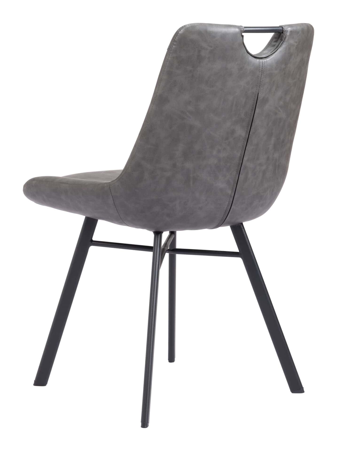 Modern Velvet Dining Chair with Steel Legs and Tufted Upholstery (Set of 2) 6 Modern Velvet Dining Chair with Steel Legs and Tufted Upholstery (Set of 2) - Image 6