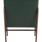 Modern Green Vinyl Accent Chair with Steel Base 13 Modern Green Vinyl Accent Chair with Steel Base