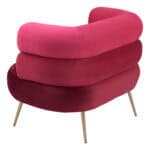 Velvet Accent Chair with Steel Frame and Rubber Feet Protection 15 Velvet Accent Chair with Steel Frame and Rubber Feet Protection
