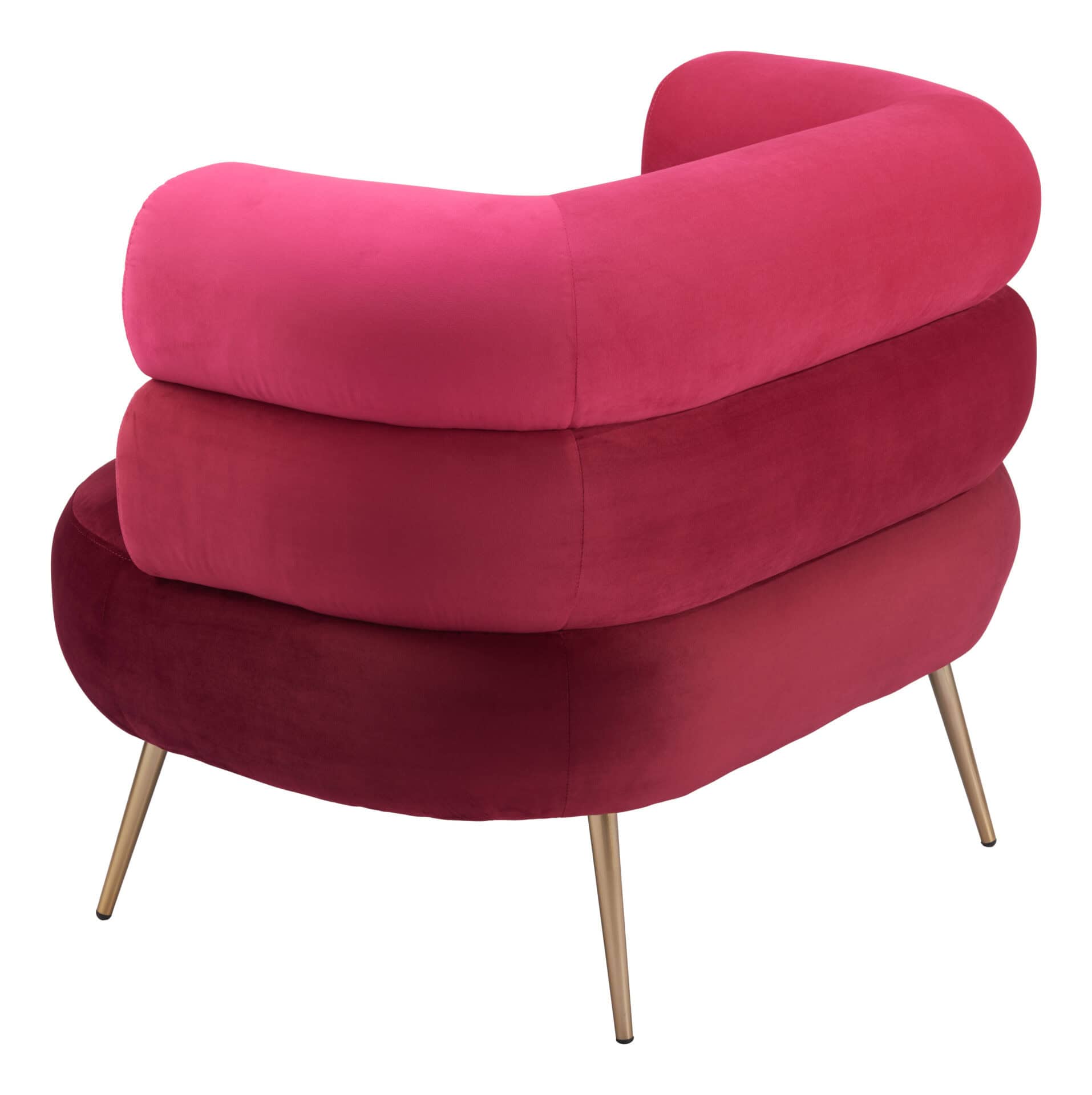 Velvet Accent Chair with Steel Frame and Rubber Feet Protection 7 Velvet Accent Chair with Steel Frame and Rubber Feet Protection - Image 7