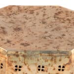 Antique Copper Side Table with Hand-Finished Rustic, Industrial Design 15 Antique Copper Side Table with Hand-Finished Rustic, Industrial Design