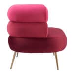 Velvet Accent Chair with Steel Frame and Rubber Feet Protection 12 Velvet Accent Chair with Steel Frame and Rubber Feet Protection