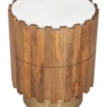 Natural Round Side Table with Sleek Design and Sturdy Construction 15 Natural Round Side Table with Sleek Design and Sturdy Construction