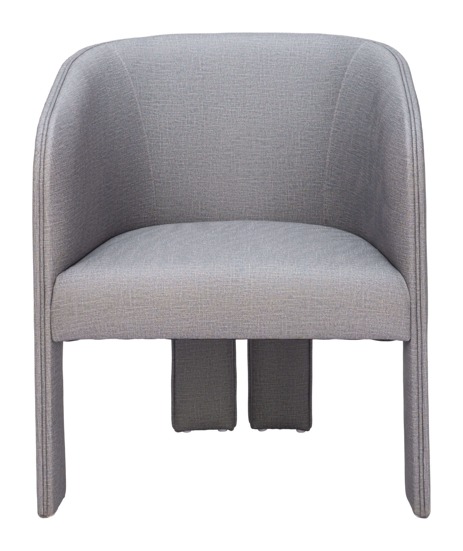 Slate Gray Modern Accent Chair with Armrest Support 6 Slate Gray Modern Accent Chair with Armrest Support - Image 6