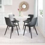 Modern Industrial Dining or Office Chair in Vintage Black (Set of 2) 11 Modern Industrial Dining or Office Chair in Vintage Black (Set of 2)