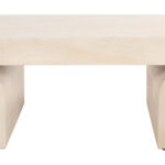 White Washed Mango Wood Coffee Table with Steel Frame 9 White Washed Mango Wood Coffee Table with Steel Frame