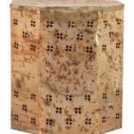 Antique Copper Side Table with Hand-Finished Rustic, Industrial Design 11 Antique Copper Side Table with Hand-Finished Rustic, Industrial Design