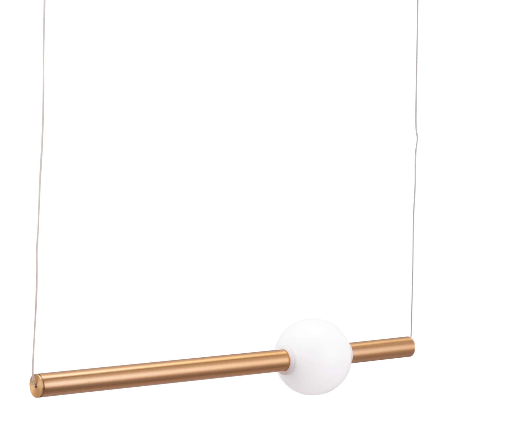 Gold-Plated Modern LED Ceiling Lamp with Adjustable Cord Length 3 Gold-Plated Modern LED Ceiling Lamp with Adjustable Cord Length - Image 3