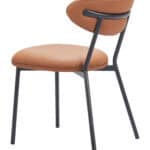 Modern Faux Leather Dining Chair with Steel Frame (Set of 2) 13 Modern Faux Leather Dining Chair with Steel Frame (Set of 2)