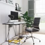 Mid Century Modern Black Office Chair with Chrome Base 10 Mid Century Modern Black Office Chair with Chrome Base