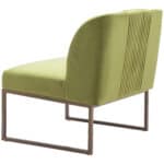 Olive Green Velvet Accent Chair with Powder Coated Steel Base 14 Olive Green Velvet Accent Chair with Powder Coated Steel Base