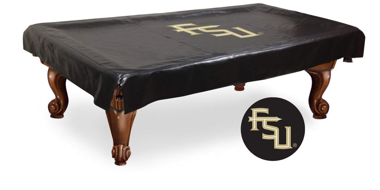 Florida State (Script) 9-Foot Logo Pool Table Cover 1 Florida State (Script) 9-Foot Logo Pool Table Cover