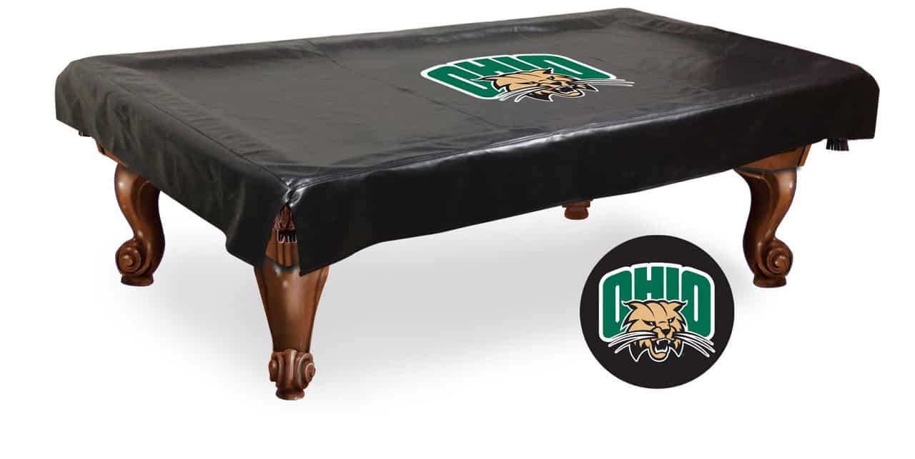 Ohio University 9-Foot Logo Pool Table Cover 1 Ohio University 9-Foot Logo Pool Table Cover