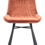 Velvet Tufted Dining Chair with Steel Legs and Handle (Set of 2) 12 Velvet Tufted Dining Chair with Steel Legs and Handle (Set of 2)