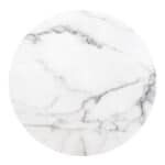 Elegant White Faux Marble End Table with Gold Cross Base 16 Elegant White Faux Marble End Table with Gold Cross Base