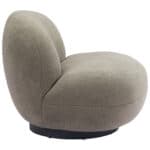 Olive Green Shearling Style Accent Chair with Powder Coated Steel Legs 12 Olive Green Shearling Style Accent Chair with Powder Coated Steel Legs