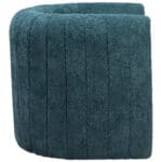Aquamarine Sherpa Accent Chair with Tufted Upholstery and Armrests 9 Aquamarine Sherpa Accent Chair with Tufted Upholstery and Armrests