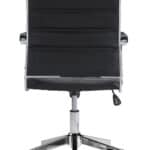 Mid Century Modern Black Office Chair with Chrome Base 15 Mid Century Modern Black Office Chair with Chrome Base