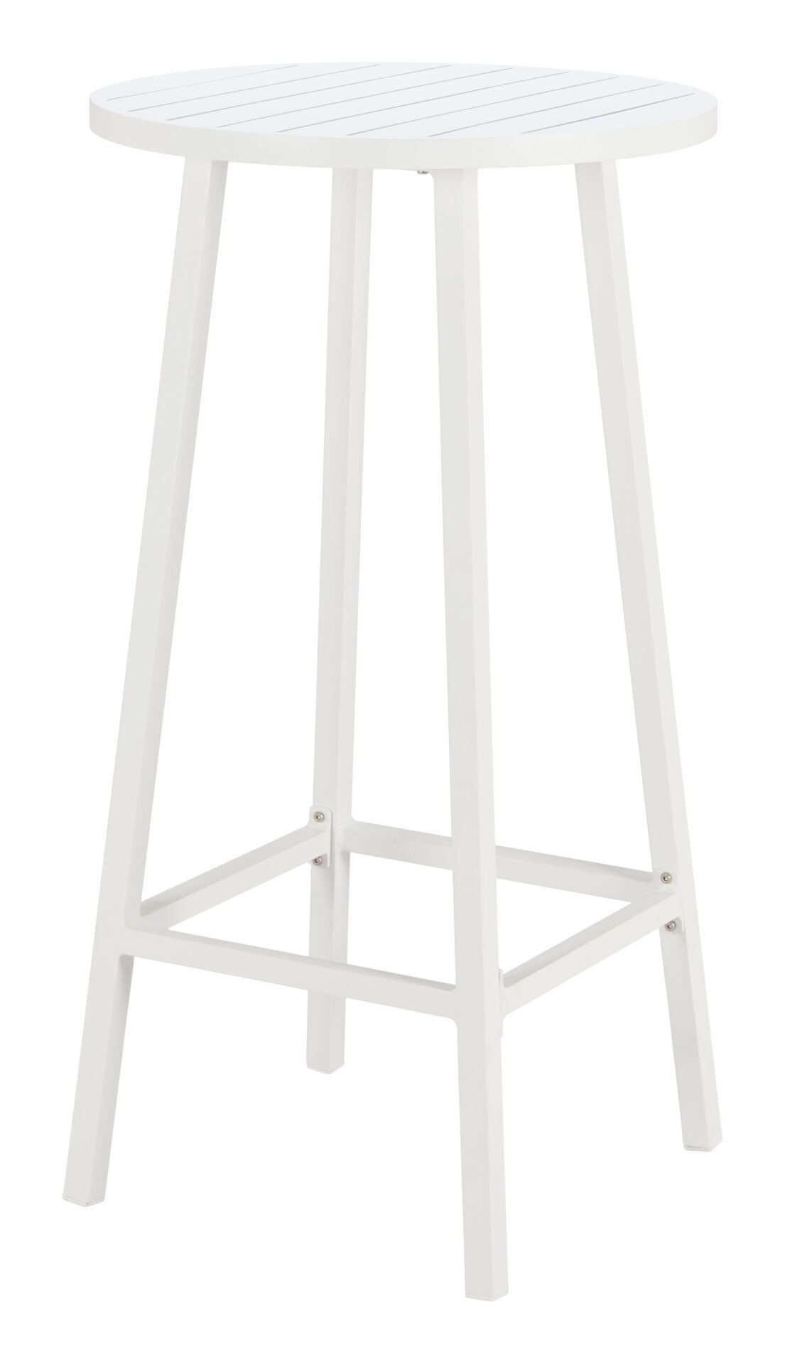 Modern White Round Bar Table for Outdoor and Event Use 1 Modern White Round Bar Table for Outdoor and Event Use