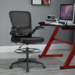 Ergonomic Adjustable Drafting Chair with Flip-Up Arms 20 Ergonomic Adjustable Drafting Chair with Flip-Up Arms