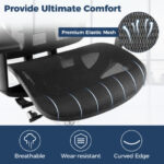 Ergonomic Mesh Executive Chair with Adjustable Lumbar and Reclining Design