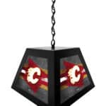 Calgary Flames Pendant Box Light 6 Calgary Flames Pendant Box Light