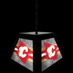 Calgary Flames Pendant Box Light 8 Calgary Flames Pendant Box Light