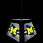 University of Michigan Pendant Box Light 8 University of Michigan Pendant Box Light