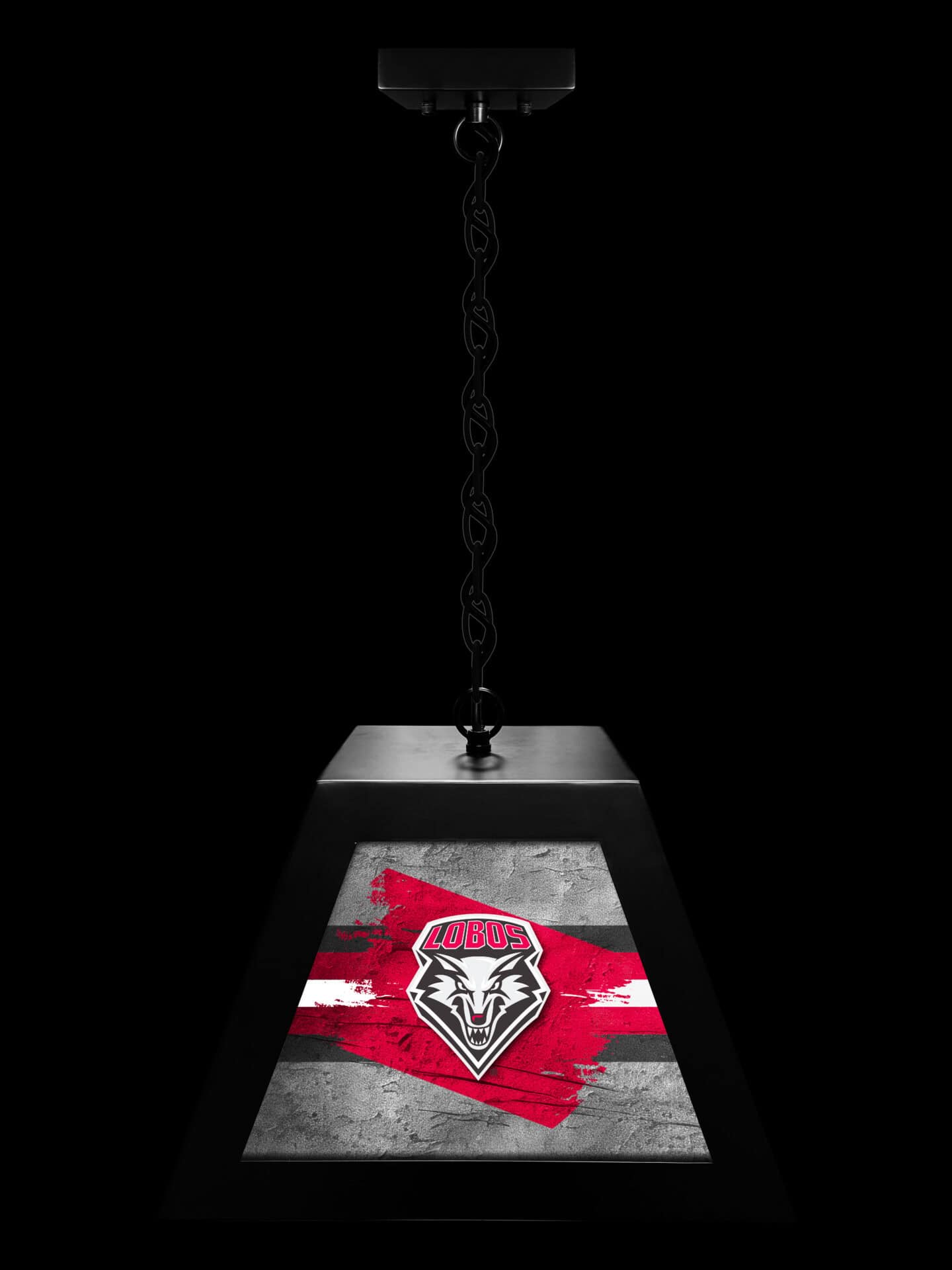 University of New Mexico Pendant Box Light 3 University of New Mexico Pendant Box Light - Image 3