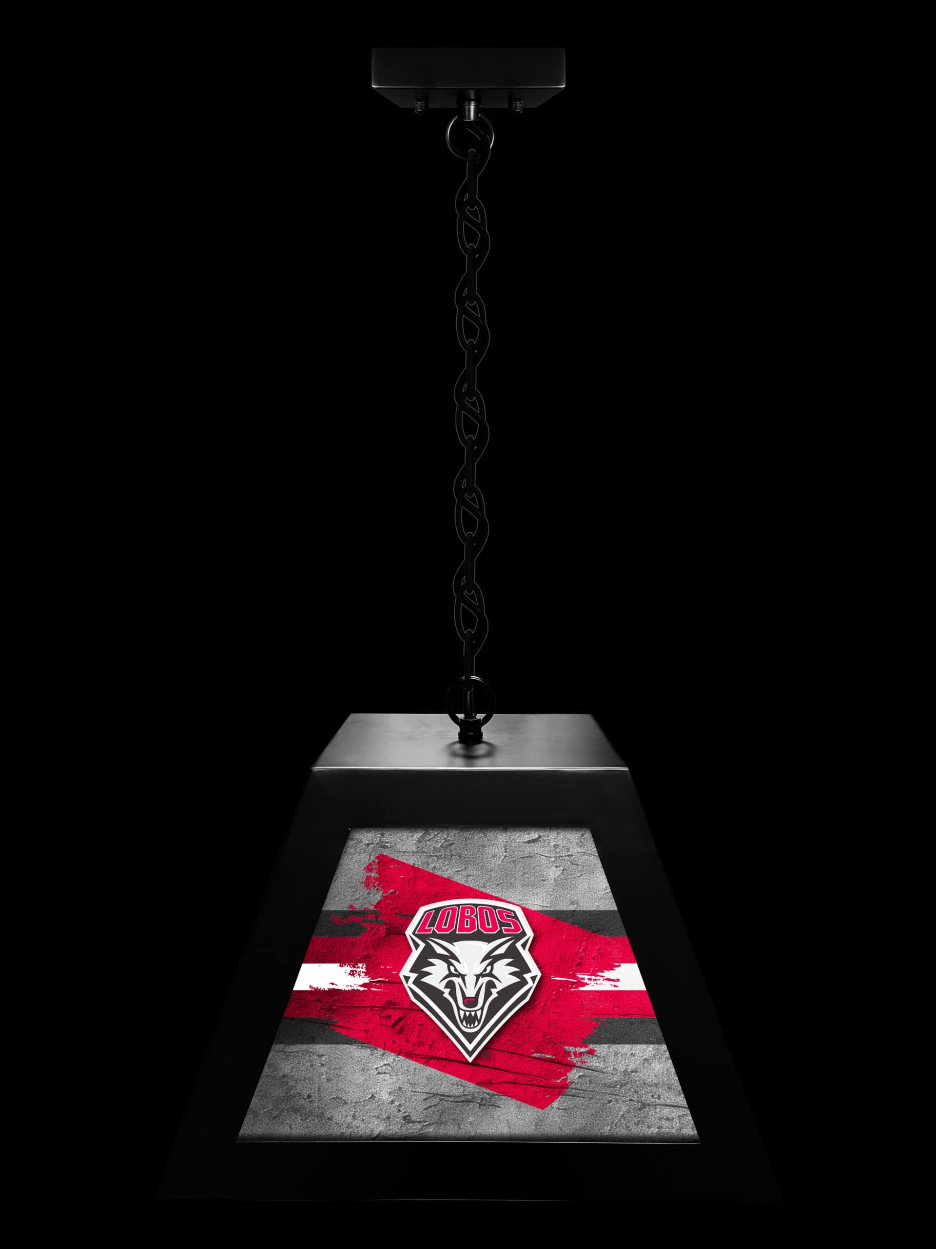 University of New Mexico Pendant Box Light 7 University of New Mexico Pendant Box Light
