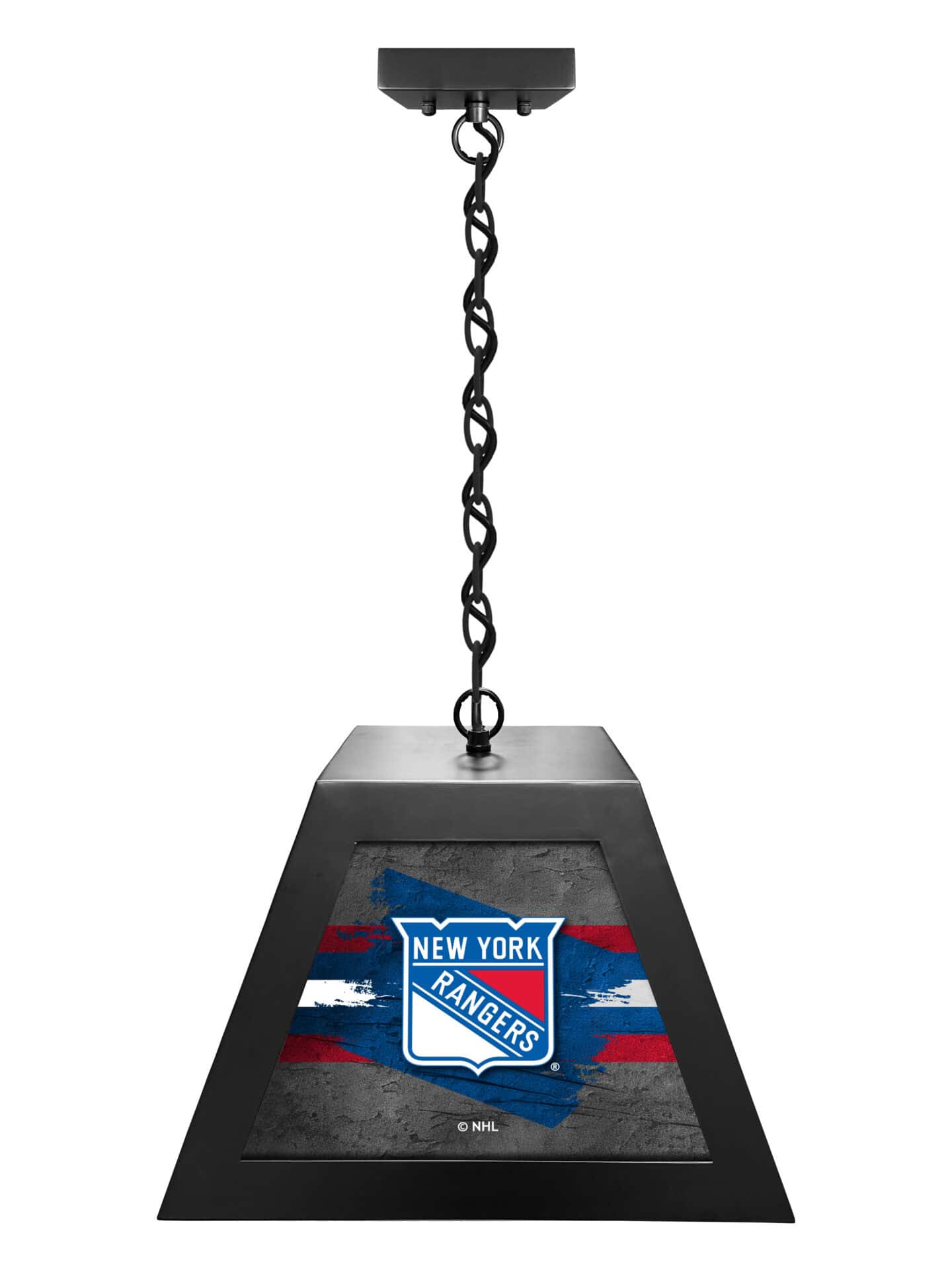 New York Rangers Pendant Box Light 1 New York Rangers Pendant Box Light