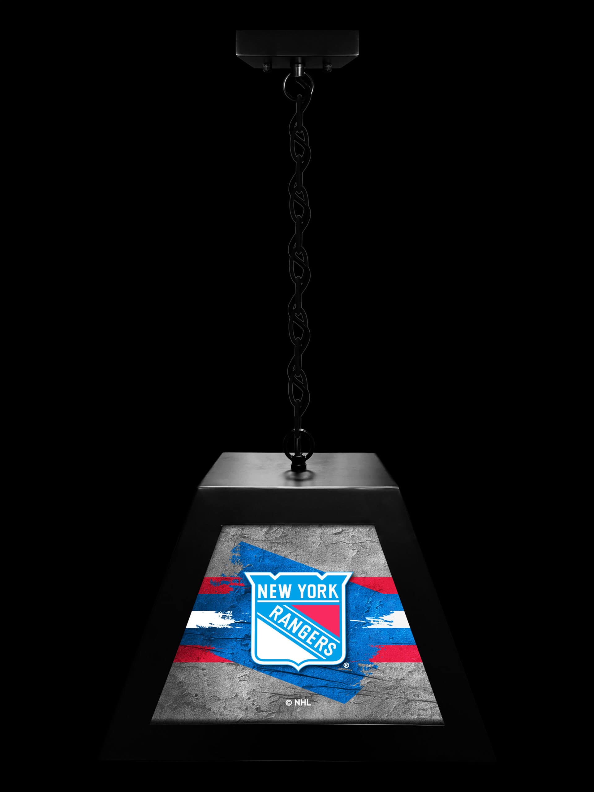 New York Rangers Pendant Box Light 7 New York Rangers Pendant Box Light