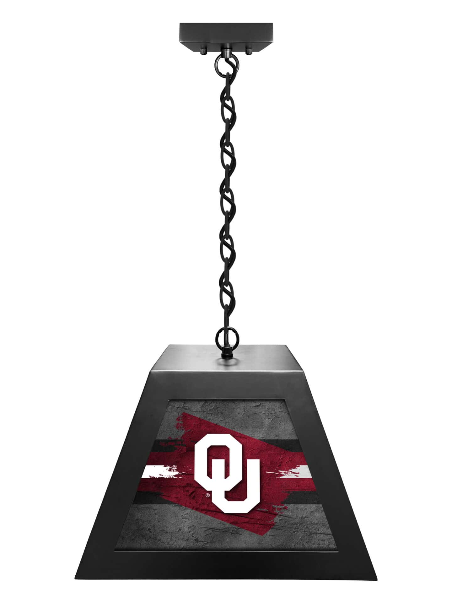 Oklahoma University Pendant Box Light 1 Oklahoma University Pendant Box Light