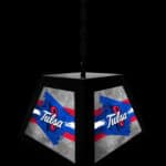 University of Tulsa Pendant Box Light 8 University of Tulsa Pendant Box Light