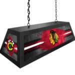 Chicago Blackhawks Long Box Billiard Light 12 Chicago Blackhawks Long Box Billiard Light