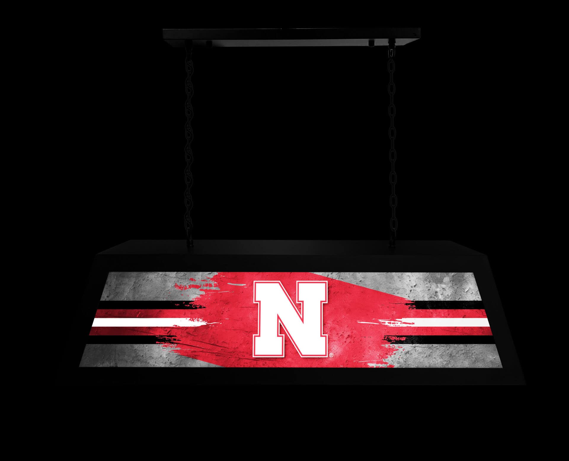 University of Nebraska Long Box Billiard Light 4 University of Nebraska Long Box Billiard Light - Image 4