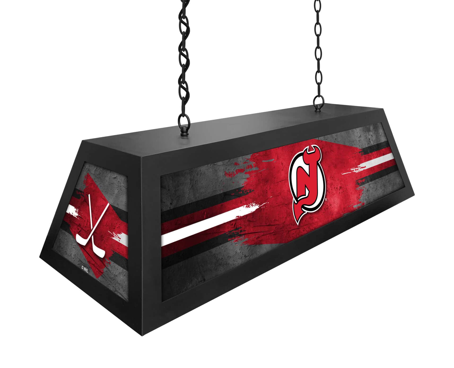 New Jersey Devils Long Box Billiard Light 2 New Jersey Devils Long Box Billiard Light - Image 2