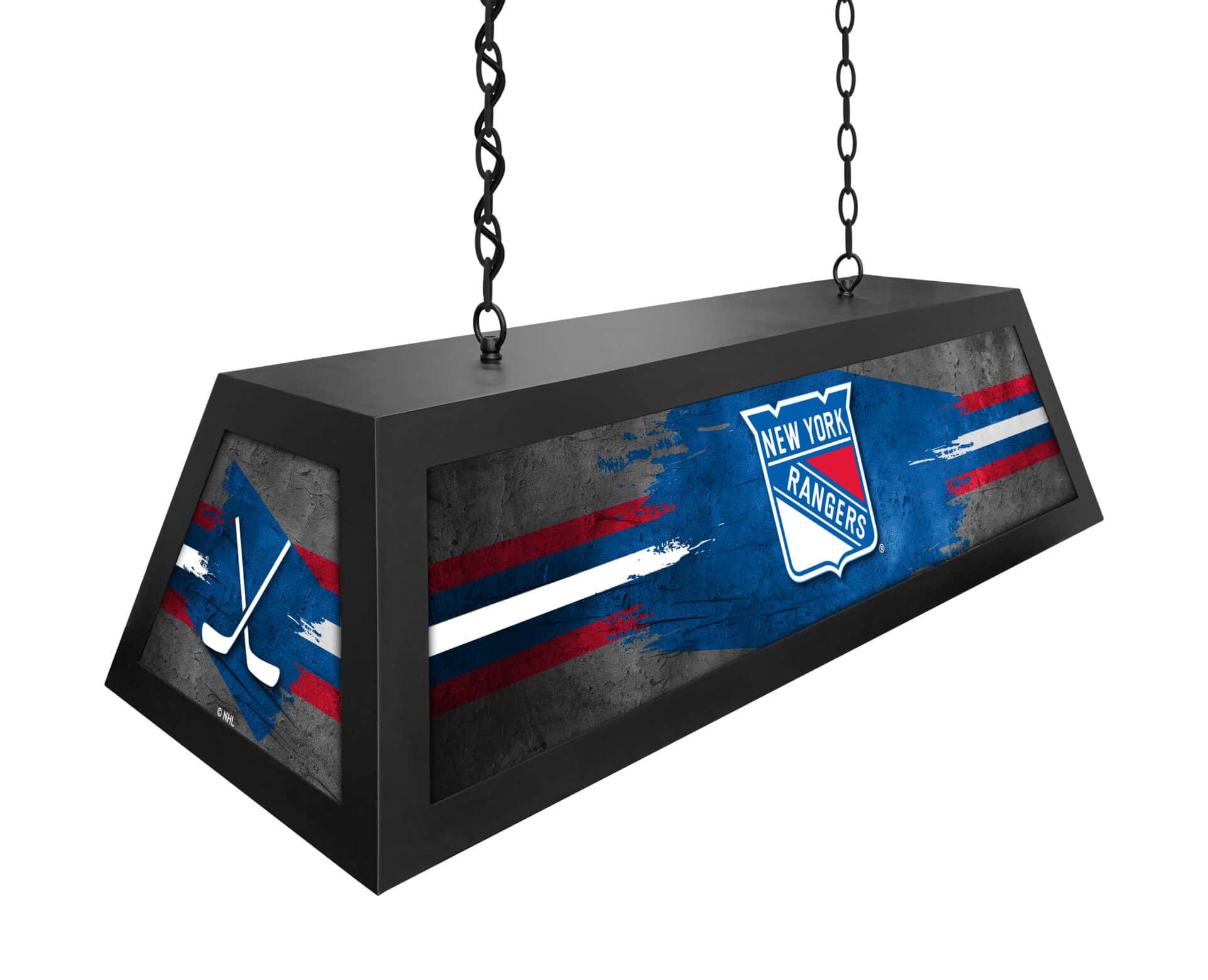 New York Rangers Long Box Billiard Light 2 New York Rangers Long Box Billiard Light - Image 2