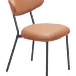 Modern Faux Leather Dining Chair with Steel Frame (Set of 2) 14 Modern Faux Leather Dining Chair with Steel Frame (Set of 2)