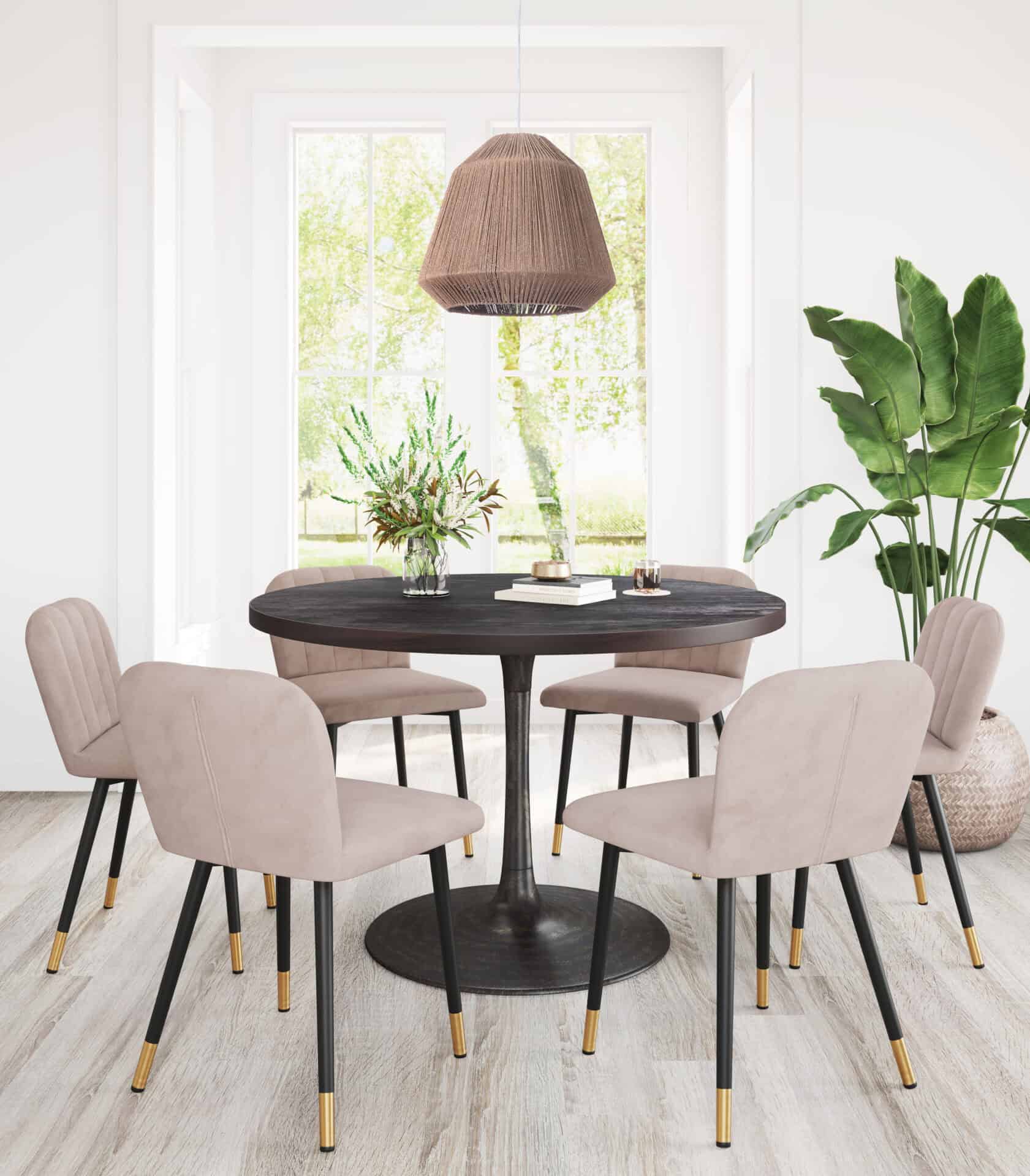 Natural Paper Rope Ceiling Lamp with Adjustable Cord 2 Natural Paper Rope Ceiling Lamp with Adjustable Cord - Image 2