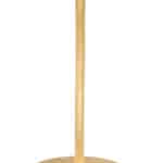 Gold Flower-Inspired Side Table with Curved Base and Textured Top 20 Gold Flower-Inspired Side Table with Curved Base and Textured Top