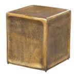 Modern Multicolor Aluminum Side Table Set (Set of 2)