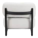 Plush Sherpa Accent Chair with Ash Wood Base 11 Plush Sherpa Accent Chair with Ash Wood Base