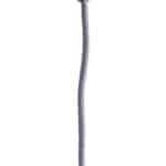 Gray Woven Dome Ceiling Lamp with Adjustable Cord