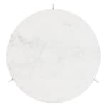 Luxurious Round Marble Coffee Table with Cast Aluminum Base 13 Luxurious Round Marble Coffee Table with Cast Aluminum Base