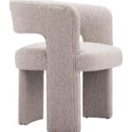Sandy Beige Modern Accent Chair with Shearling Fabric and Armrest Support 16 Sandy Beige Modern Accent Chair with Shearling Fabric and Armrest Support