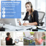 Ergonomic Drafting Chair with Adjustable Armrests and Footrest