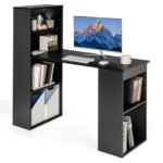 Compact Computer Desk with Shelves and Storage for Home Office 24 Compact Computer Desk with Shelves and Storage for Home Office