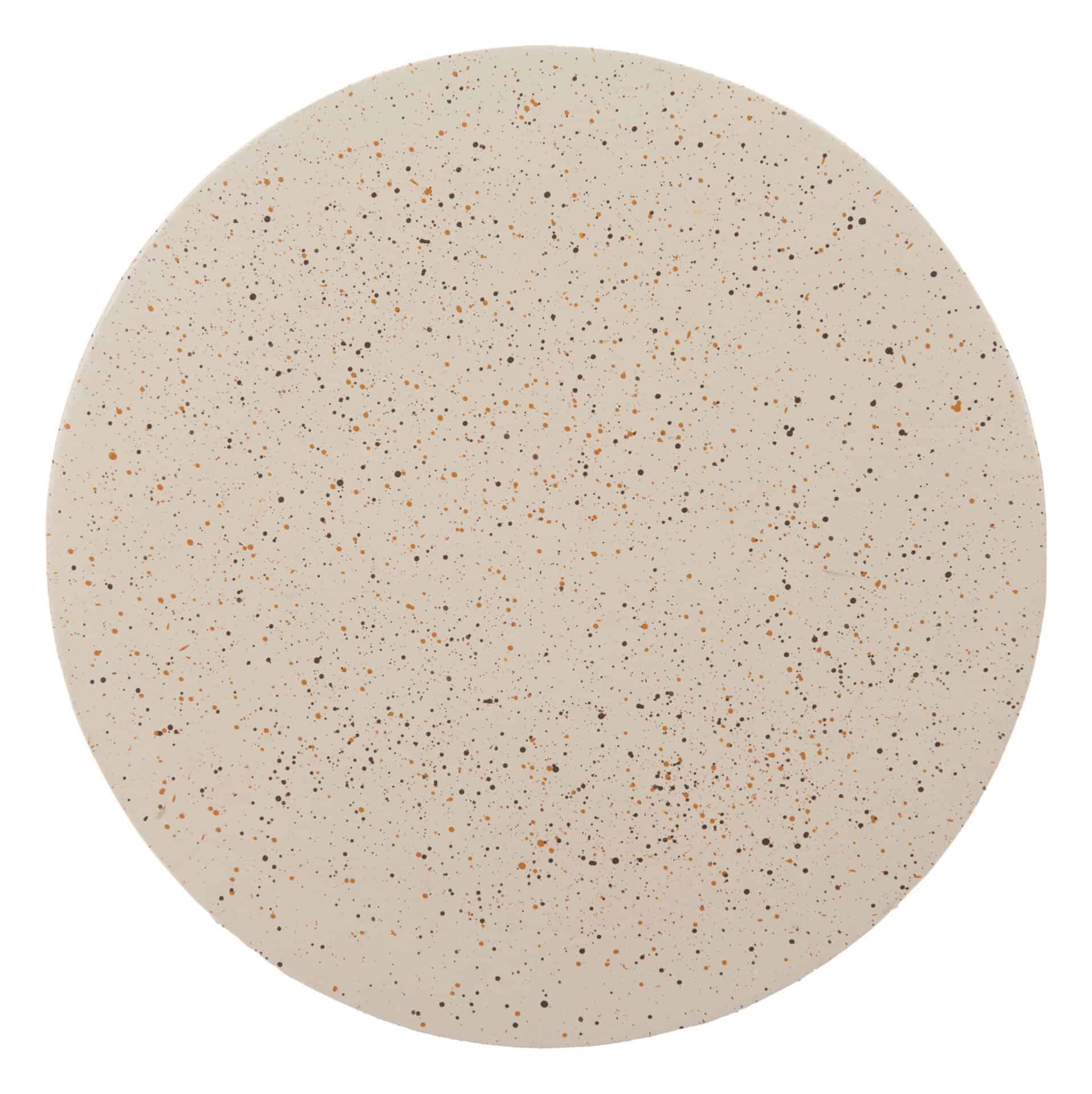Terrazzo-Look Round Side Table with Rubber Feet Protection 5 Terrazzo-Look Round Side Table with Rubber Feet Protection - Image 5